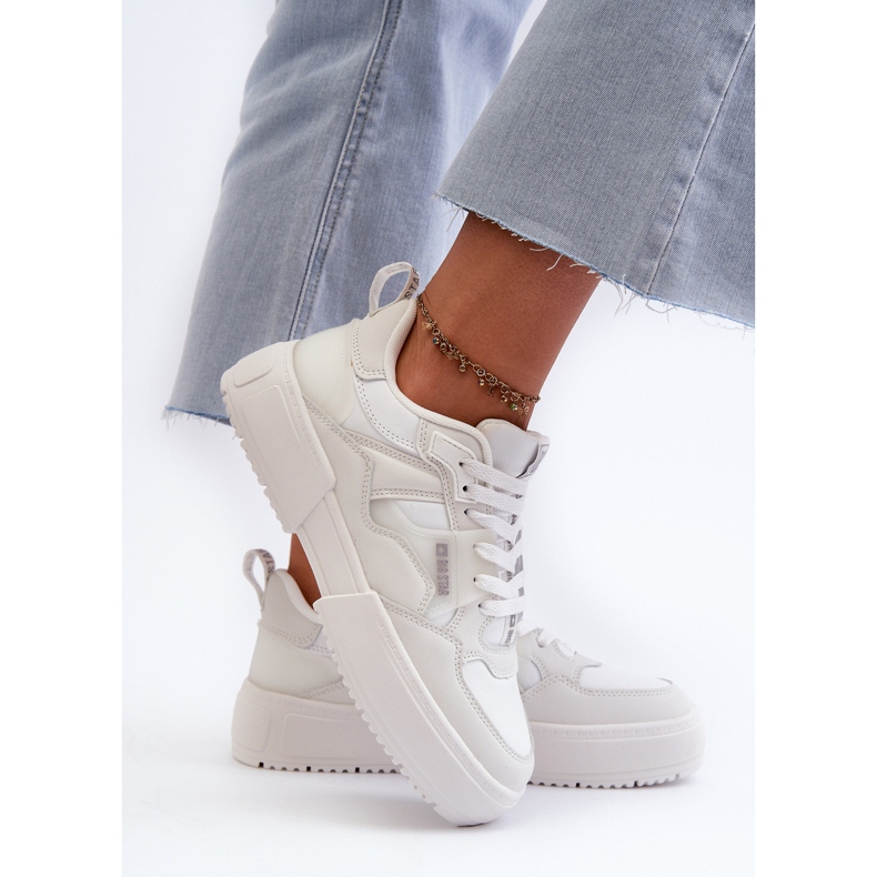 Big Star naisten tennarit NN274357 Memory Foam System valkoinen 2