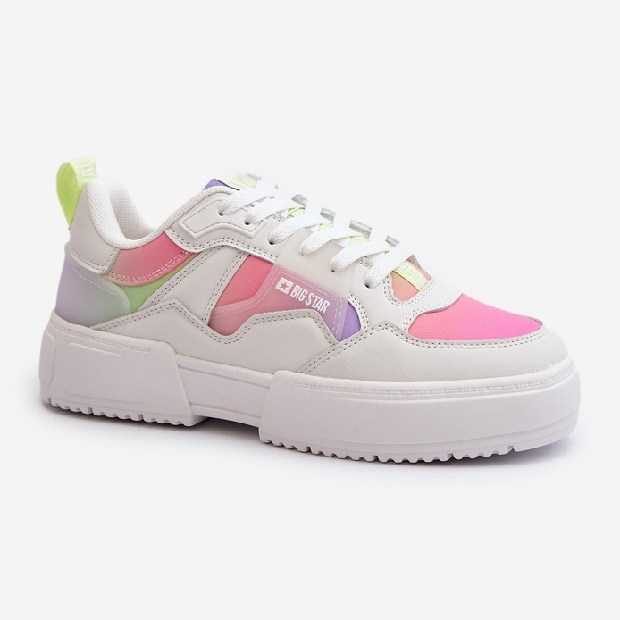 Big Star naisten tennarit NN274359 Memory Foam System Monivärinen valkoinen 2