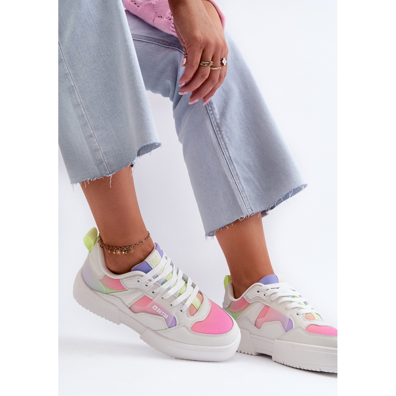 Big Star naisten tennarit NN274359 Memory Foam System Monivärinen valkoinen 1