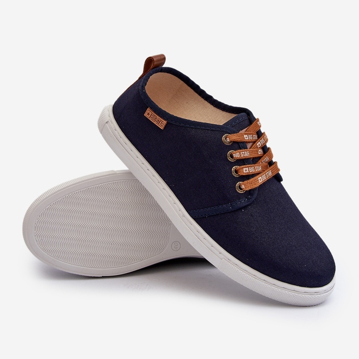 Big Star Miesten tennarit NN176002 Memory Foam System tummansininen 1