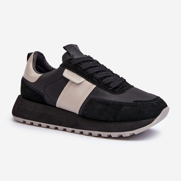 Naisten tennarit Big Star Platformilla NN274502 Memory Foam System Musta 1