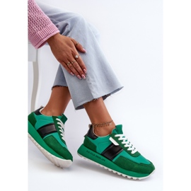 Naisten lenkkarit Big Star NN274501 Memory Foam System vihreä 2