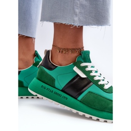 Naisten lenkkarit Big Star NN274501 Memory Foam System vihreä 1