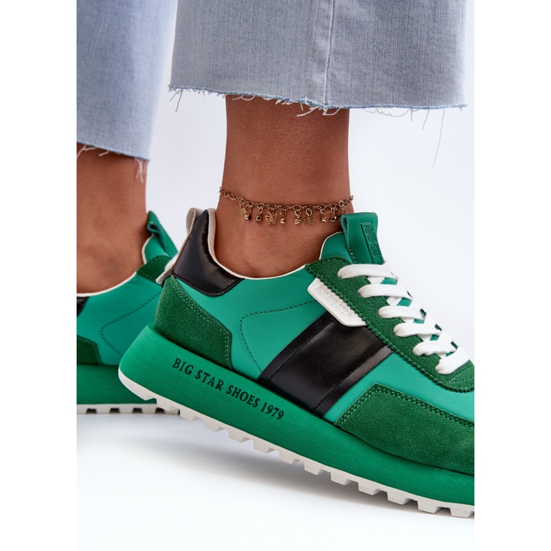 Naisten lenkkarit Big Star NN274501 Memory Foam System vihreä 1