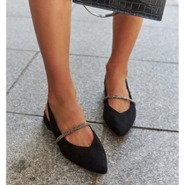 Morcosan mustat balettihousut nahkasisäkkeellä 2