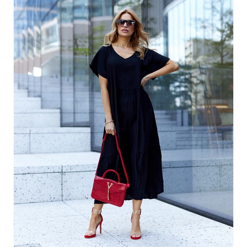 Janan korkokenkiä sandaalit läpinäkyvä päällinen punainen 1