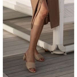 Marco Shoes Puerto Reyn varvastossut beige 1