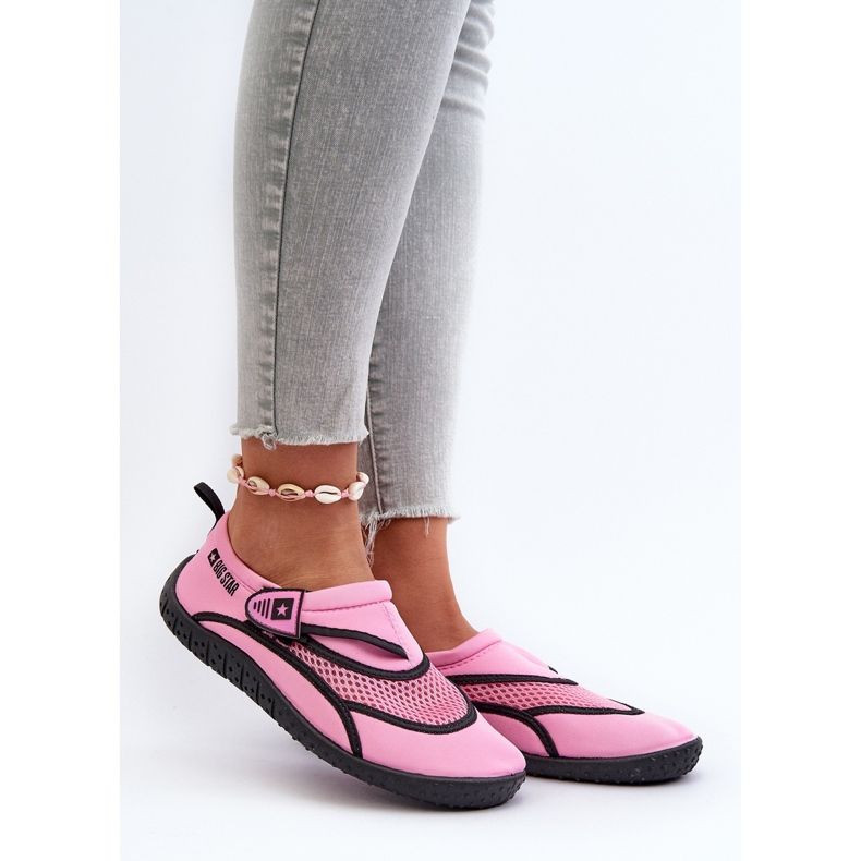 Naisten vesikengät Pinkki Big Star NN274A804 vaaleanpunainen ruusut ja violetit 2