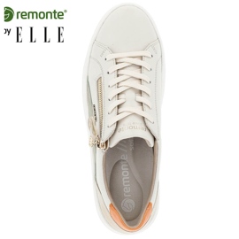 Nahkaiset mukavat naisten urheilukengät, beige Remonte D1C01-81 1