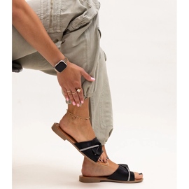 Amari-zirkoneilla koristeltu olkahihna musta 1