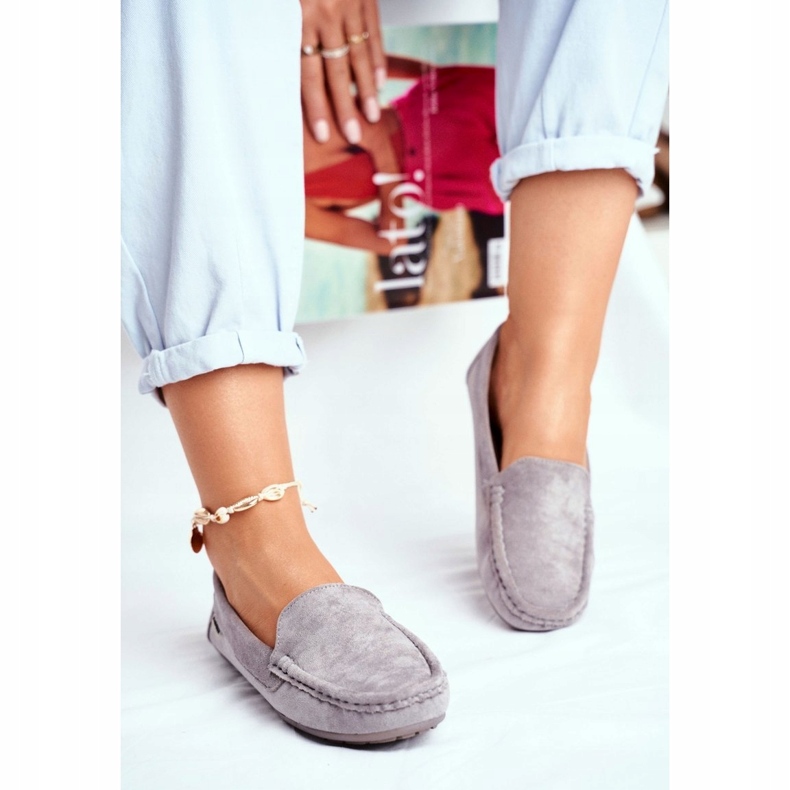 Evento Naisten harmaat mokkasiinit 1