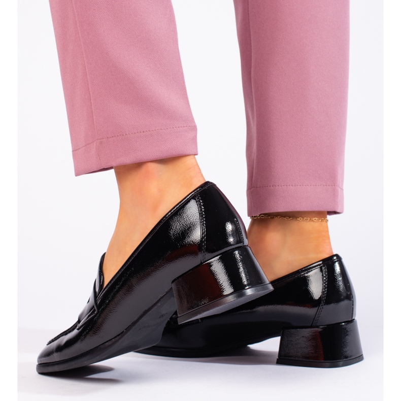 Sergio Leonen mustat patentoidut loaferit 2