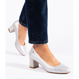 Sergio Leonen hopeiset naisten korkokengät hopea 1