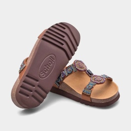 Scholl uudet Bogota Wedge F26607-1011 varvastossut ruskea 3