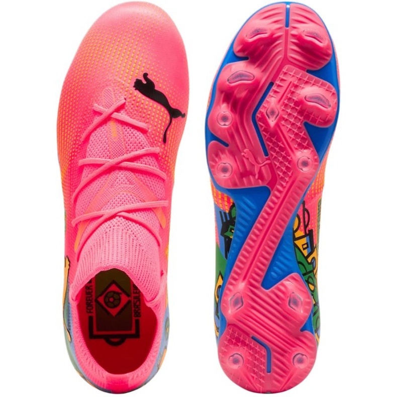 Puma Future 7 Match Njr FG/AG M 107840 01 jalkapallokengät punainen 1