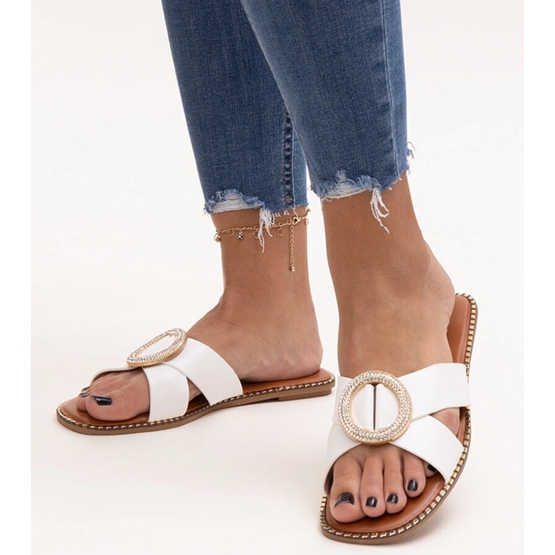 Lippalakit koristeltu Salimba-zirkonilukolla valkoinen 1