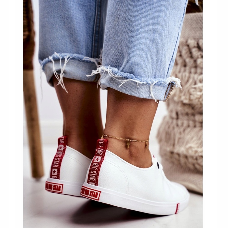 Naisten lenkkarit Big Star White GG274005 valkoinen 2