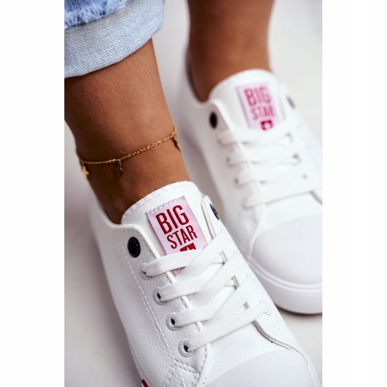 Naisten lenkkarit Big Star White GG274005 valkoinen 3