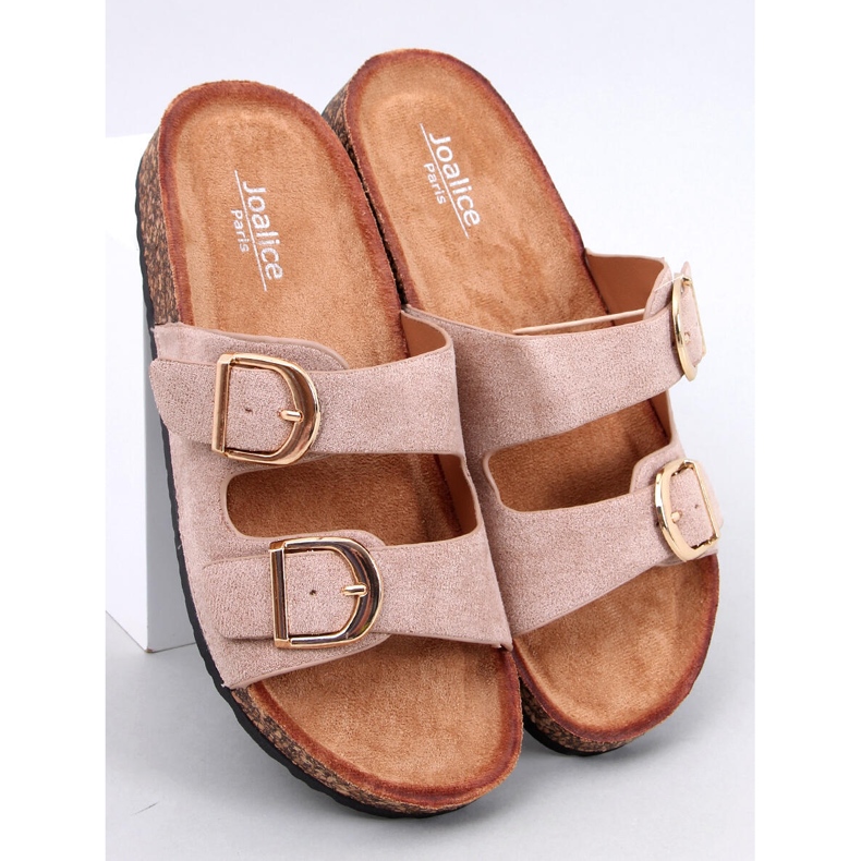 Scholki Byrd Khaki korkkitossut beige 1