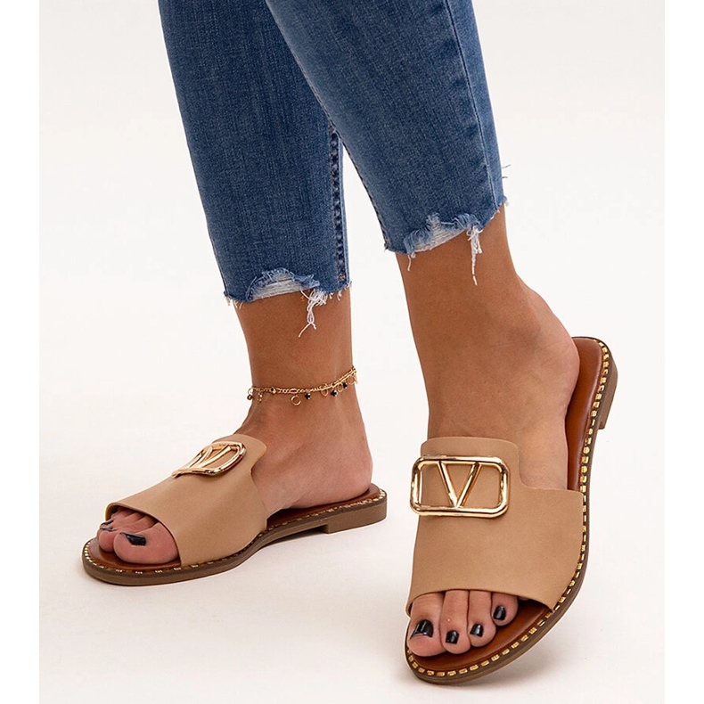 Beiget varvastossut, joissa Mariza-solki 1