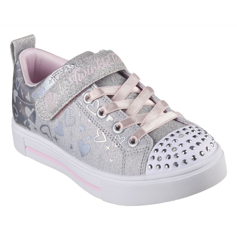 Skechers Led Heather Charms 314787L Gysl-kengät hopea 1