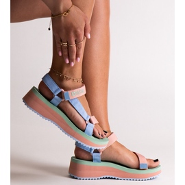 Värikkäät Big Star NN274A055 sandaalit sininen 1