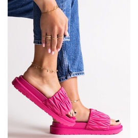 Vaaleanpunaiset läpät röyhelöillä Big Star NN274A749 vaaleanpunainen 1