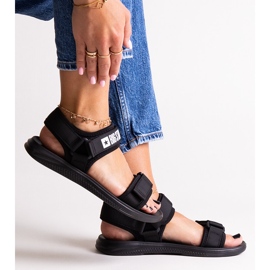 Mustat urheilusandaalit Big Star HH274A024 1