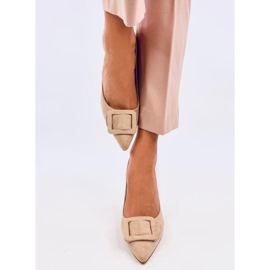 Seastar Pumput tikkakorossa Fiona Khaki beige 1