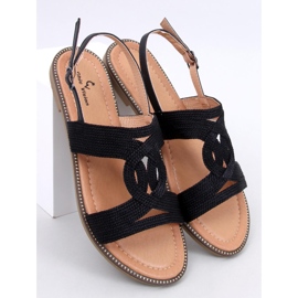 Vernay Mustat naisten sandaalit 1