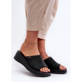 Tuoksuvat naisten kiilavarvastossut ZAXY LL285084 musta 2