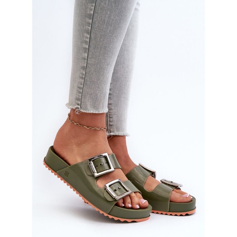 Naisten Smooth Slides ZAXY NN285057 Tummanvihreä 2