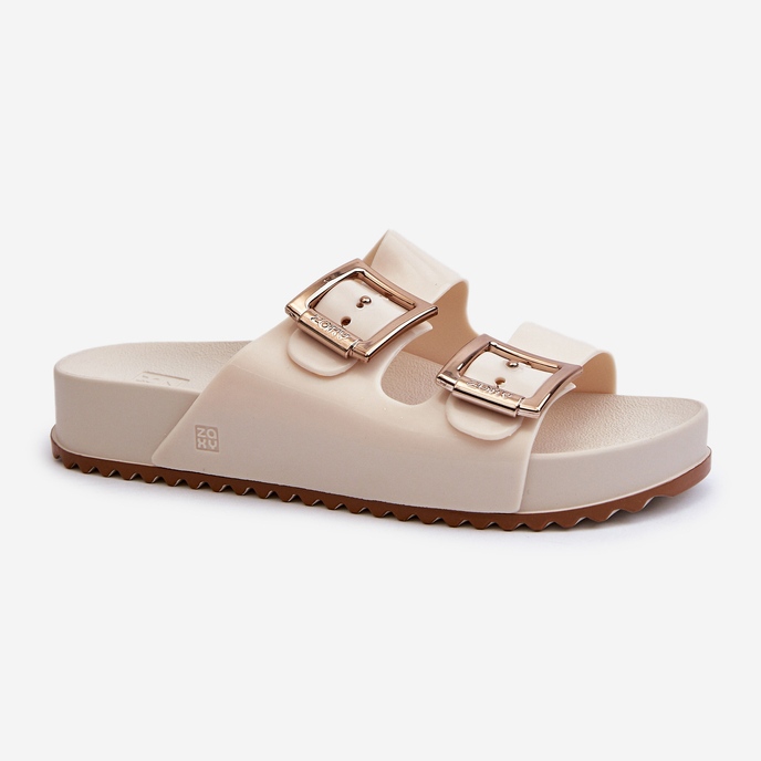 Naisten Smooth Slides ZAXY NN285058 Vaalea beige 1