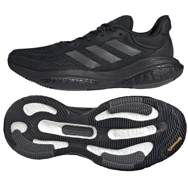 Adidas Solarglide 6 HP7611 juoksukengät, mustat 6