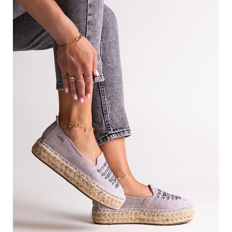 Harmaa espadrillit Big Star JJ274890 1
