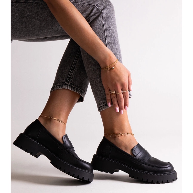 Mustat nahkakengät Big Star LL274458 1