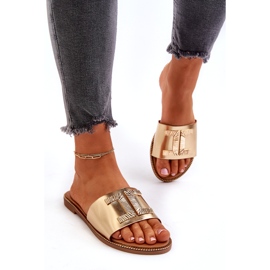 Seastar Naisten varvastossut kullanvärisillä koristeilla kultainen 1