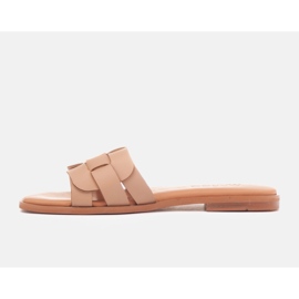 Marco Shoes Alba varvastossut beige 1