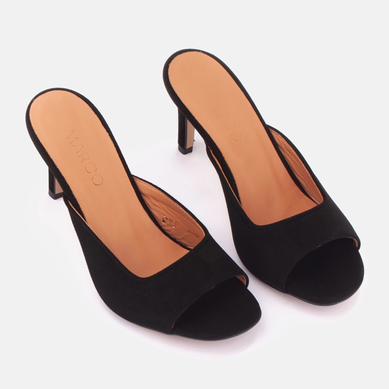 Marco Shoes Palermon varvastossut musta 1