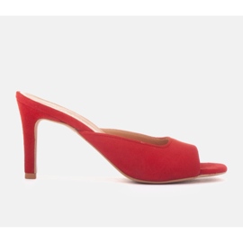 Marco Shoes Palermon varvastossut punainen 1