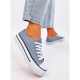 Klassiset naisten tennarit Fargis L.BLUE sininen 2