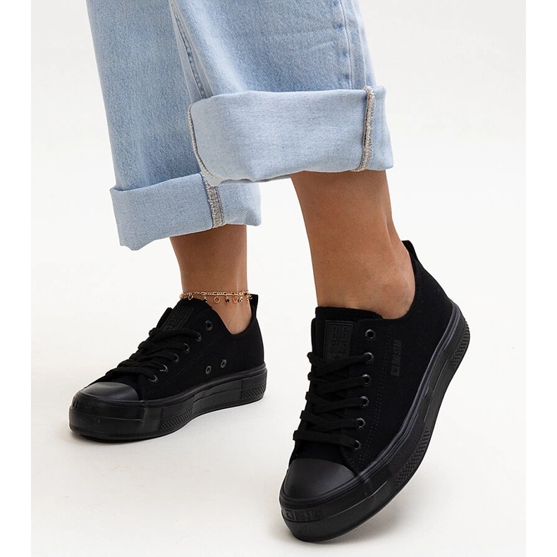 Mustat kankaiset tennarit Big Star NN274852 1