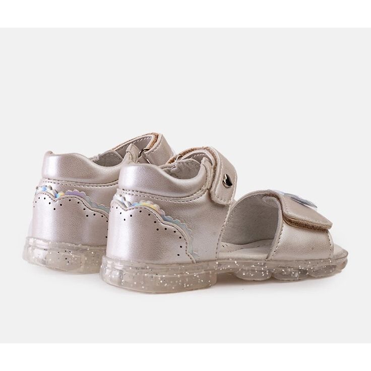 EVento Bousquetin hopeiset lasten sandaalit hopea 1