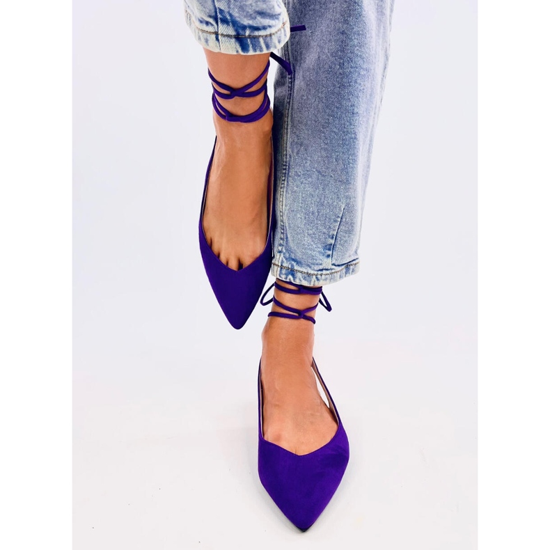 Dentoni Purple nauhalliset balettiassut violetti 1