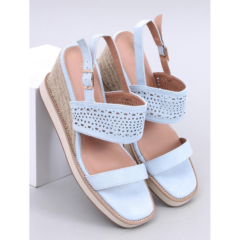 Debeve Blue espadrille-kiila sandaalit sininen 1