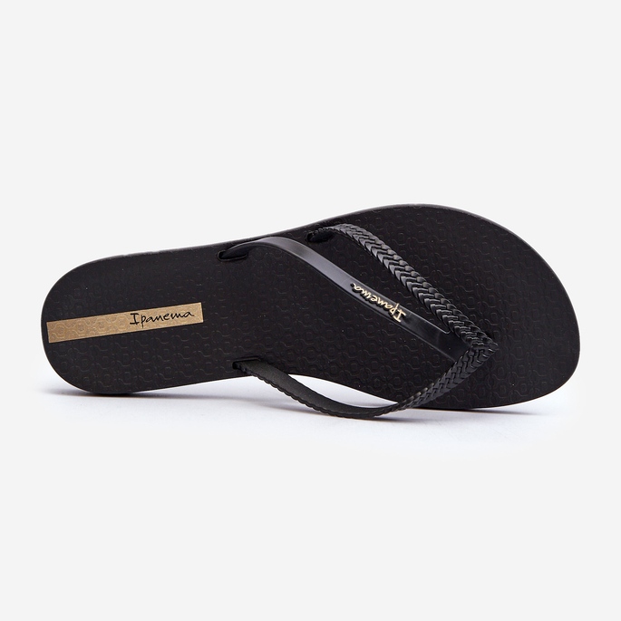 Naisten kumiset varvastossut 82067 Ipanema Bossa Fem Musta 1