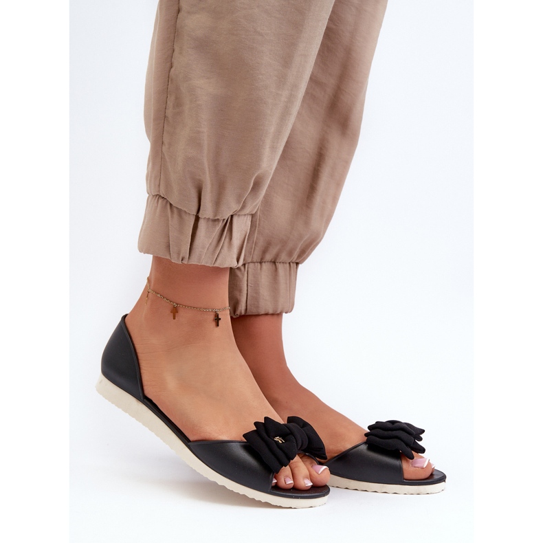 Naisten kumibalettikorut jousella, musta Georia 1