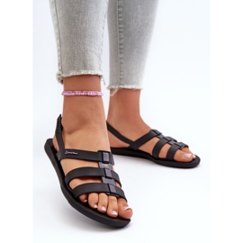 Naisten litteät sandaalit 83516 Ipanema Style Sandal Fem Black musta 2