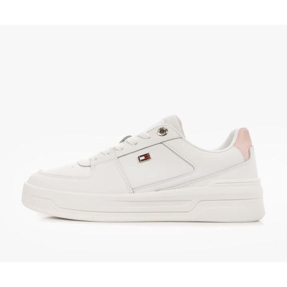 Tommy Hilfiger Flag Basket Sneaker W FW0FW080810LA kengät valkoinen 1