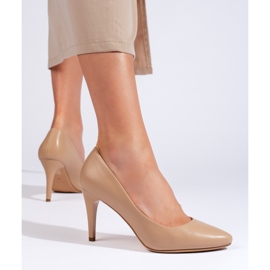 Beiget stilettopumput Sergio Leonelta 3
